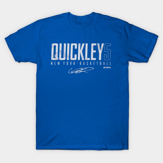 Immanuel Quickley New York Elite T-Shirt by TodosRigatSot